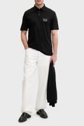 EA7  Erkek Polo Yaka T-shirt SIYAH