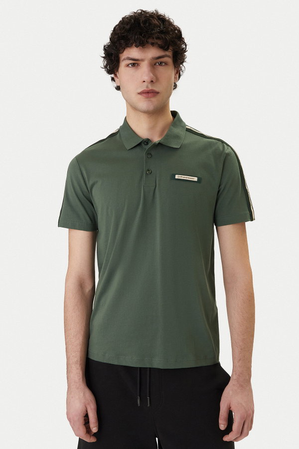 EA7  Erkek Polo Yaka T-shirt YESIL