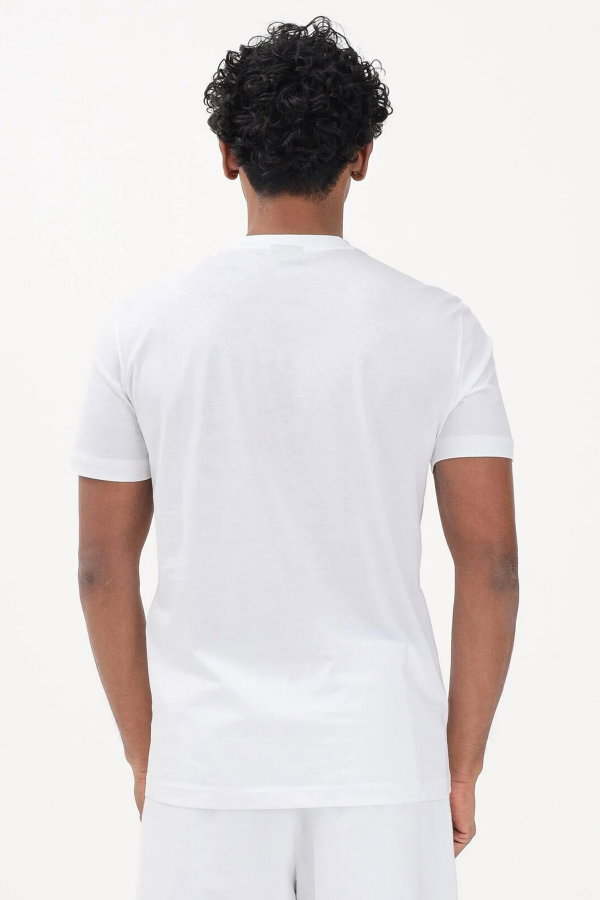 EA7 Erkek Bisiklet Yaka T-shirt Beyaz