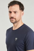 EA7 Erkek Bisiklet Yaka T-shirt LACIVERT