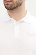EA7 Erkek Polo Yaka T-shirt Beyaz