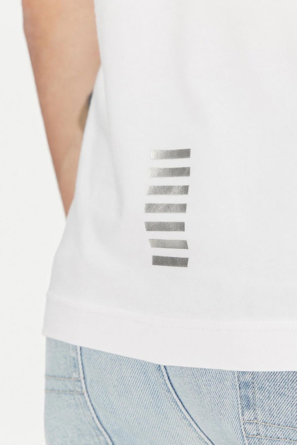 EA7 Erkek Polo Yaka T-shirt Beyaz