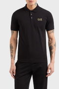 EA7 Erkek Polo Yaka T-shirt SIYAH