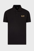 EA7 Erkek Polo Yaka T-shirt SIYAH