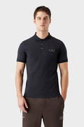 EA7 Polo Yaka Erkek T-shirt SİYAH