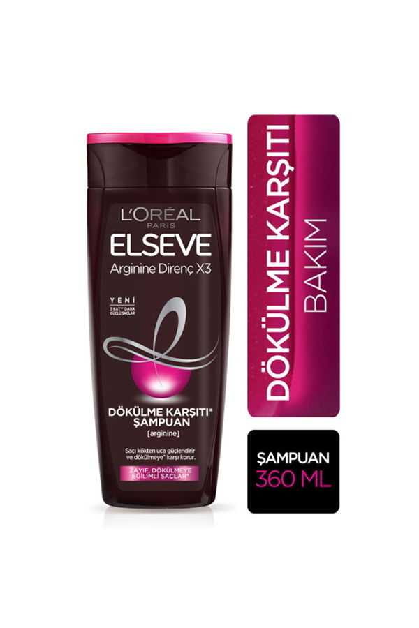 L'Oréal Paris Elseve Arginine Direnç X3 Şampuan L'Oréal Paris Elseve Arginine Direnç X3 Şampuan