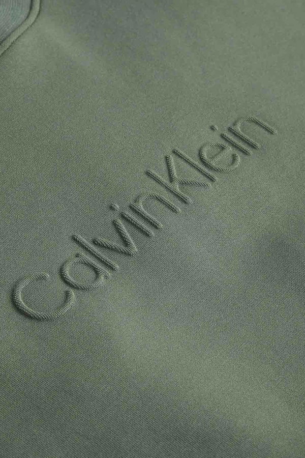 Calvin Klein Bisiklet Yaka Erkek Sweat YEŞİL