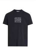 Calvin Klein Baskılı Erkek T-shirt SİYAH