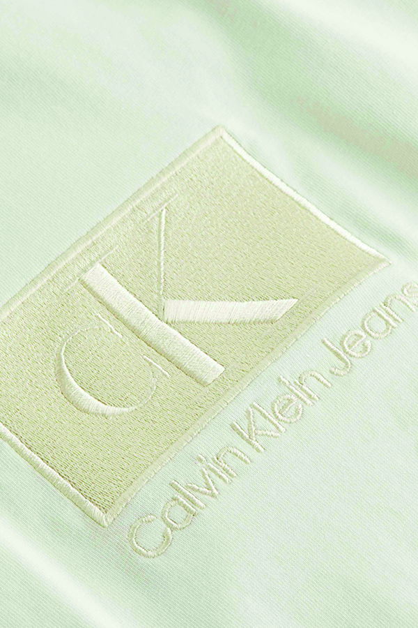 Calvin Klein Baskılı Erkek T-shirt KREM