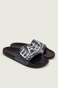 Emporio Armani Erkek Terlik SİYAHGRİ
