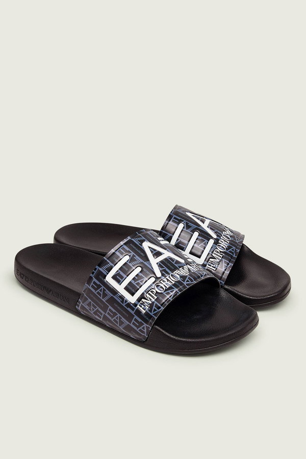 Emporio Armani Erkek Terlik SİYAHGRİ