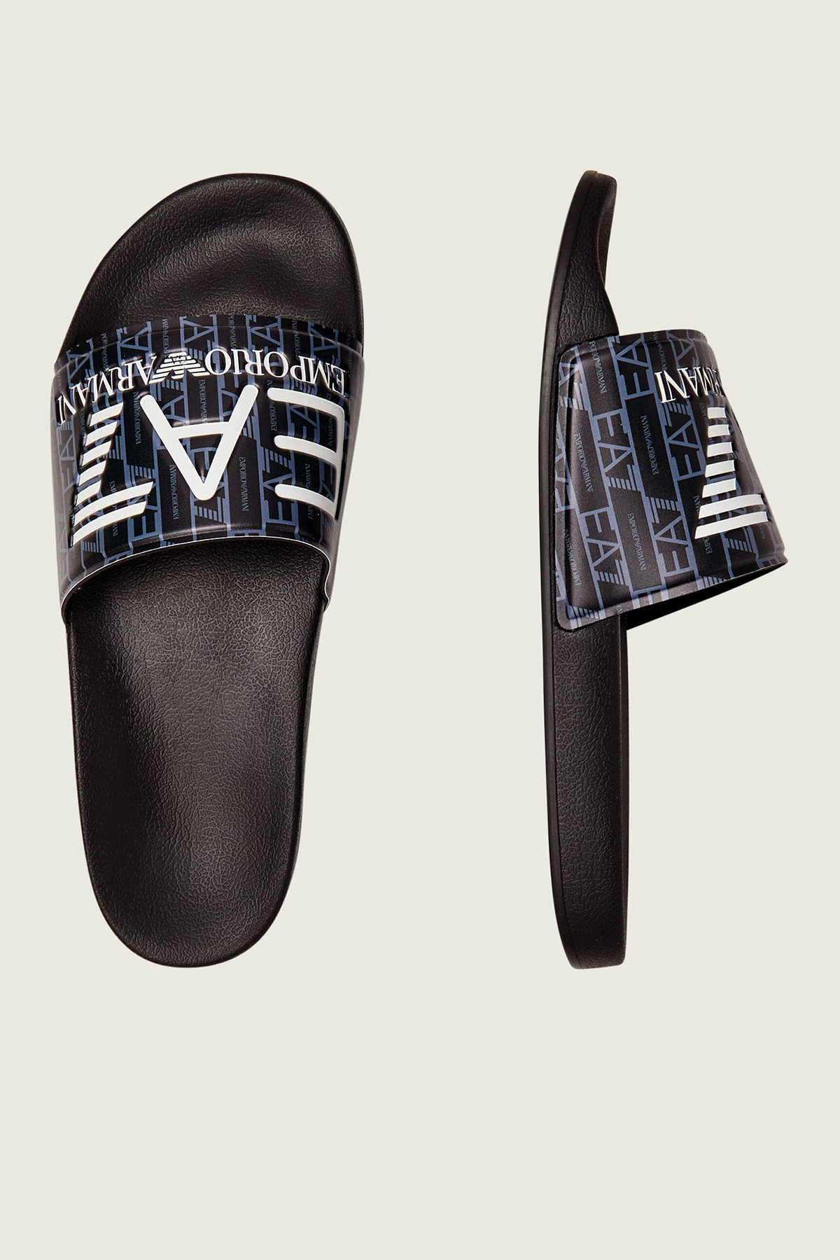 Emporio Armani Erkek Terlik SİYAHGRİ