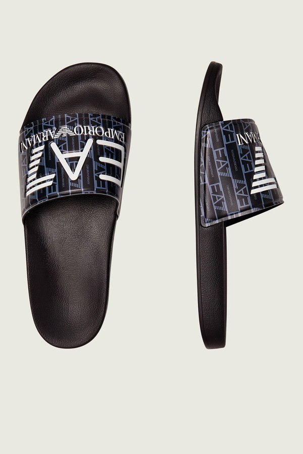 Emporio Armani Erkek Terlik SİYAHGRİ