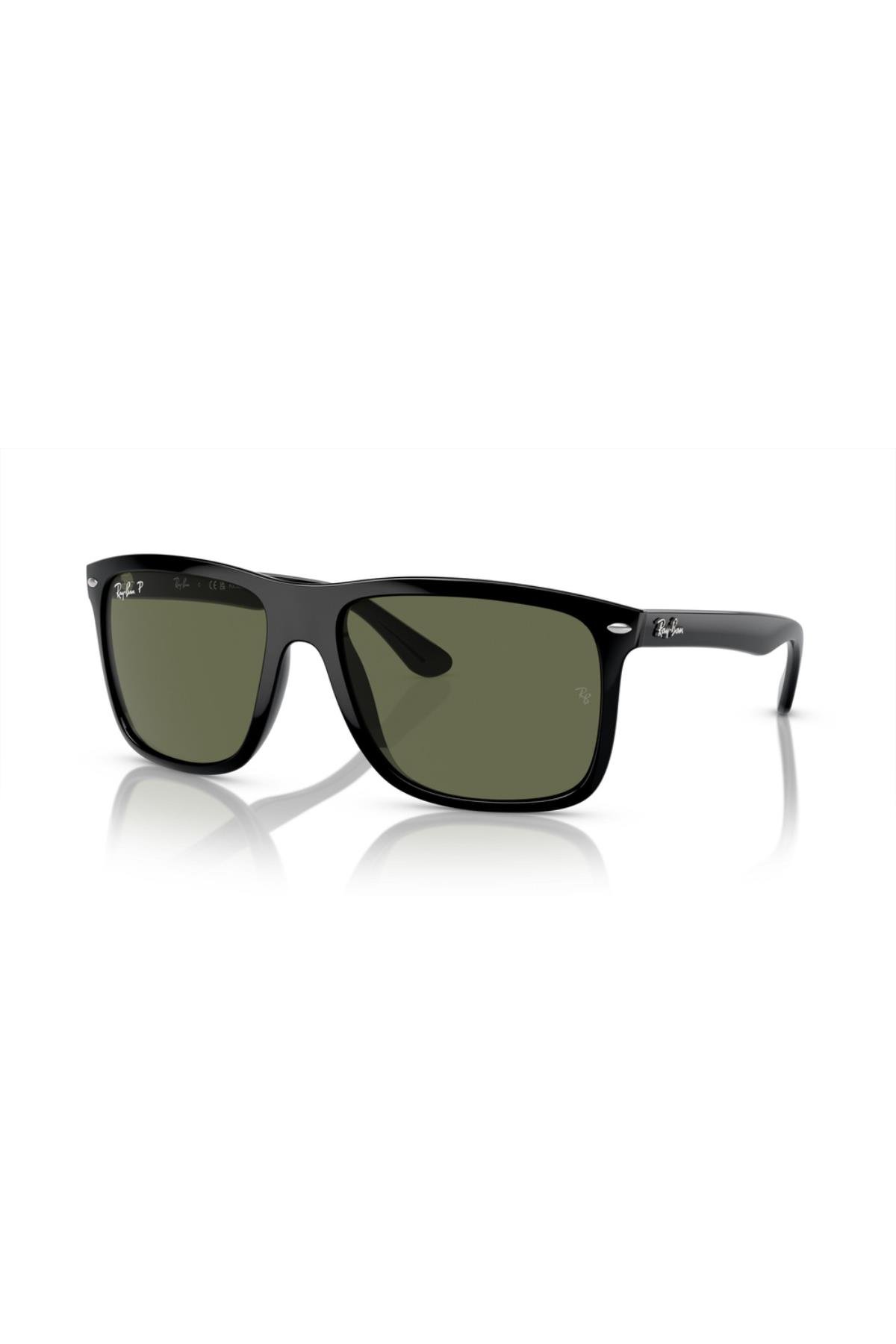 Ray-Ban Boyfriend Two Unisex Polarize Güneş Gözlüğü SİYAH-GRİ