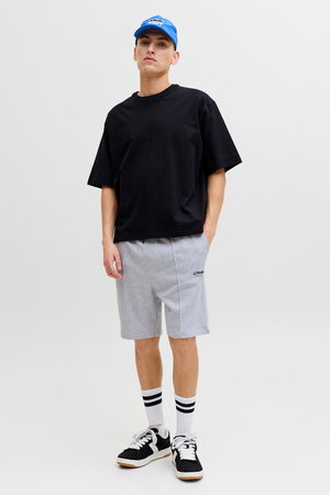 Jack & Jones Erkek Minimal Baskılı Şort GRİ