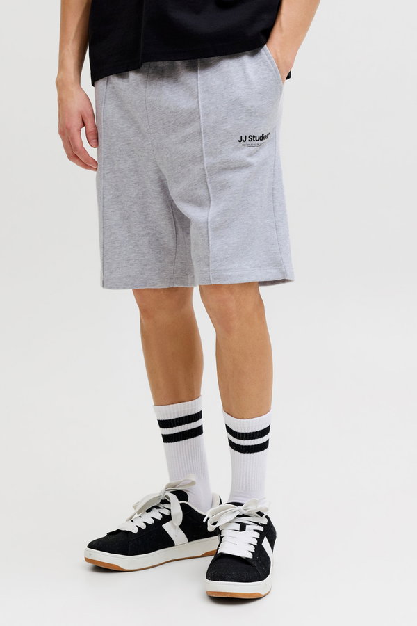 Jack & Jones Erkek Minimal Baskılı Şort GRİ