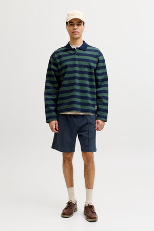 Jack & Jones Erkek Minimal Baskılı Şort LACİVERT