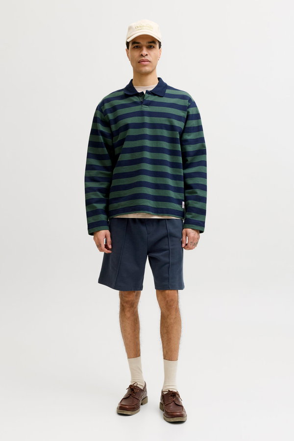 Jack & Jones Erkek Minimal Baskılı Şort LACİVERT