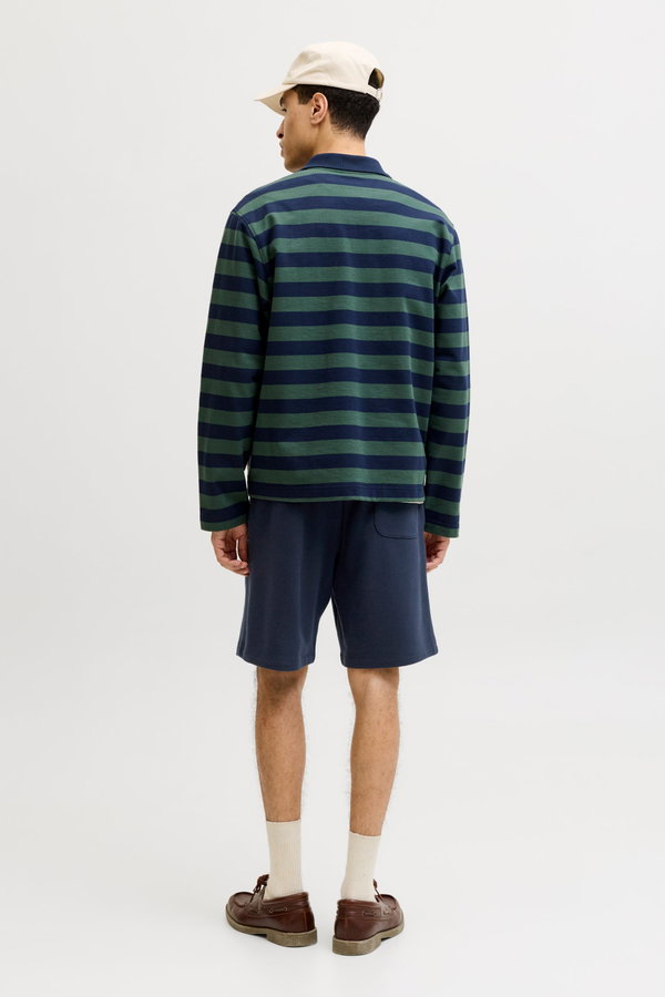 Jack & Jones Erkek Minimal Baskılı Şort LACİVERT