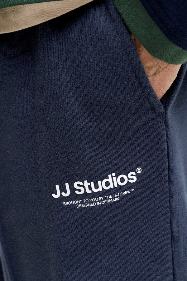 Jack & Jones Erkek Minimal Baskılı Şort LACİVERT