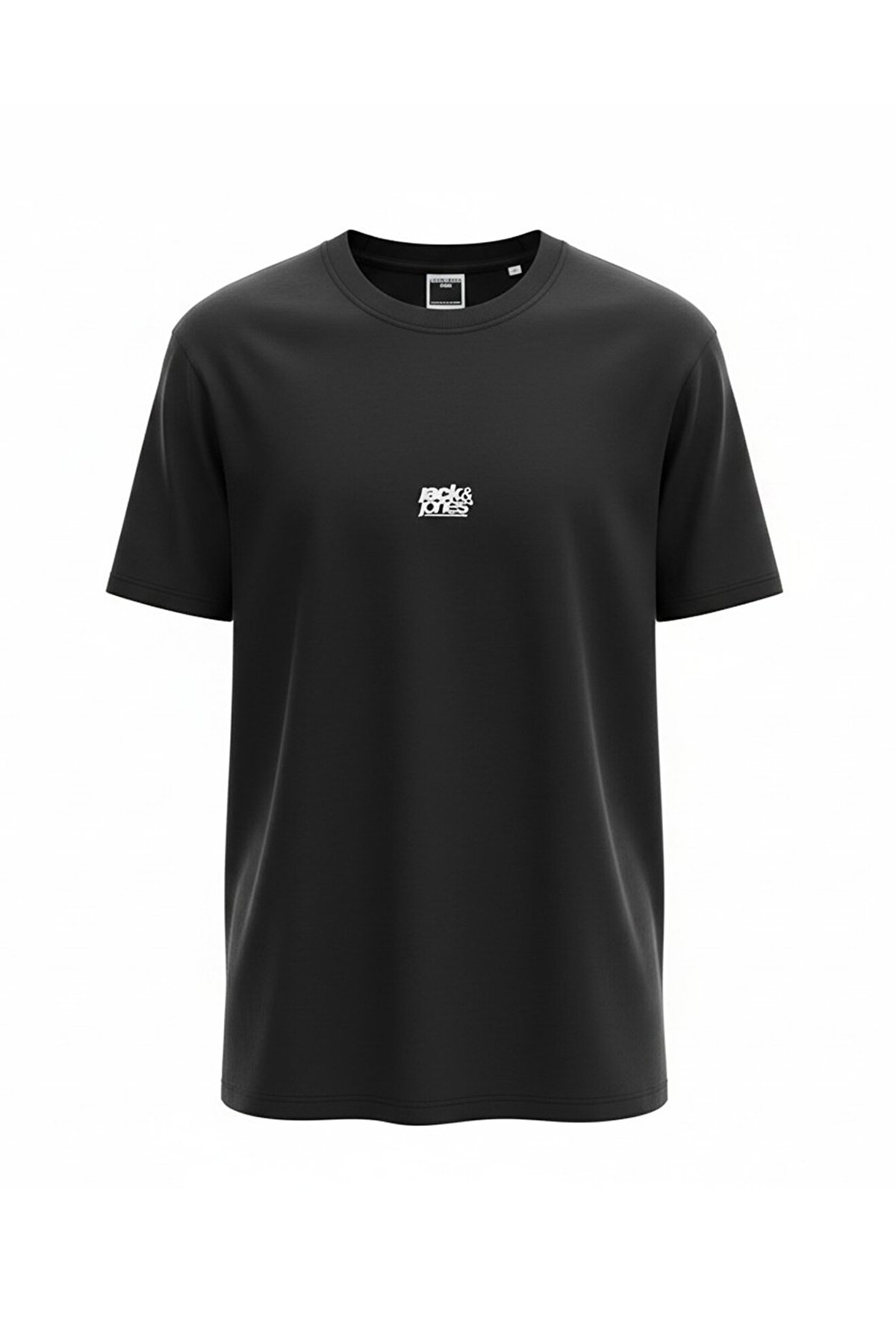 Jack & Jones Baskılı Erkek T-shirt SİYAH