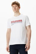 Tommy Hilfiger Baskılı T-shirt BEYAZ