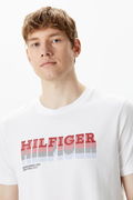 Tommy Hilfiger Baskılı T-shirt BEYAZ