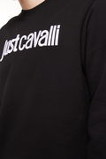 Just Cavalli Baskılı Erkek Sweat SİYAH