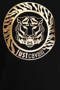 Just Cavalli Bisiklet Yaka Erkek Sweat SIYAH-GOLD