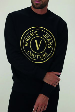 Versace Bisiklet Yaka Sweat SIYAH-GOLD Versace Bisiklet Yaka Sweat SIYAH-GOLD
