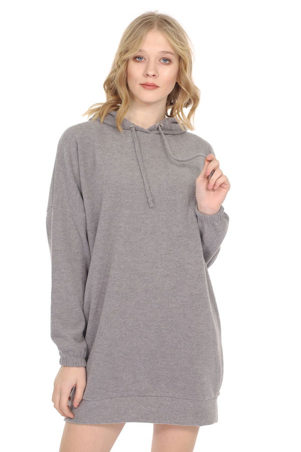 Kapüşonlu Tunik GRI Kapüşonlu Tunik GRI