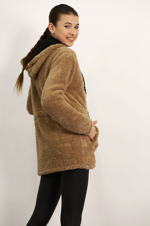 Fermuarlı Sweat CAMEL Fermuarlı Sweat CAMEL