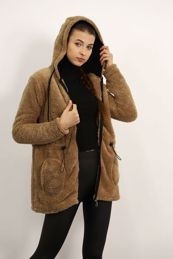 Fermuarlı Sweat CAMEL Fermuarlı Sweat CAMEL