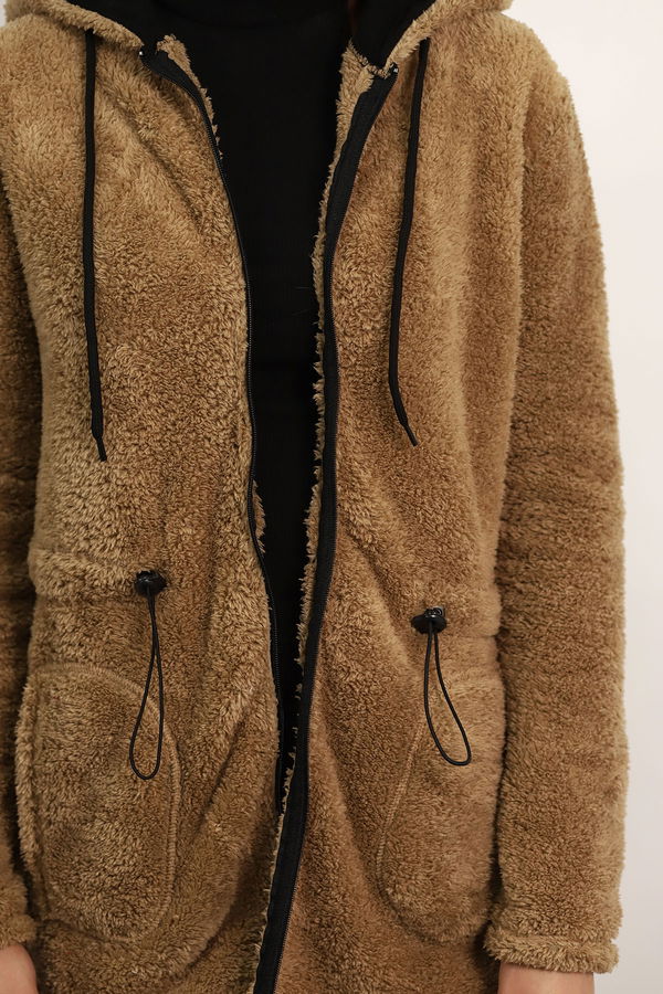 Fermuarlı Sweat CAMEL Fermuarlı Sweat CAMEL