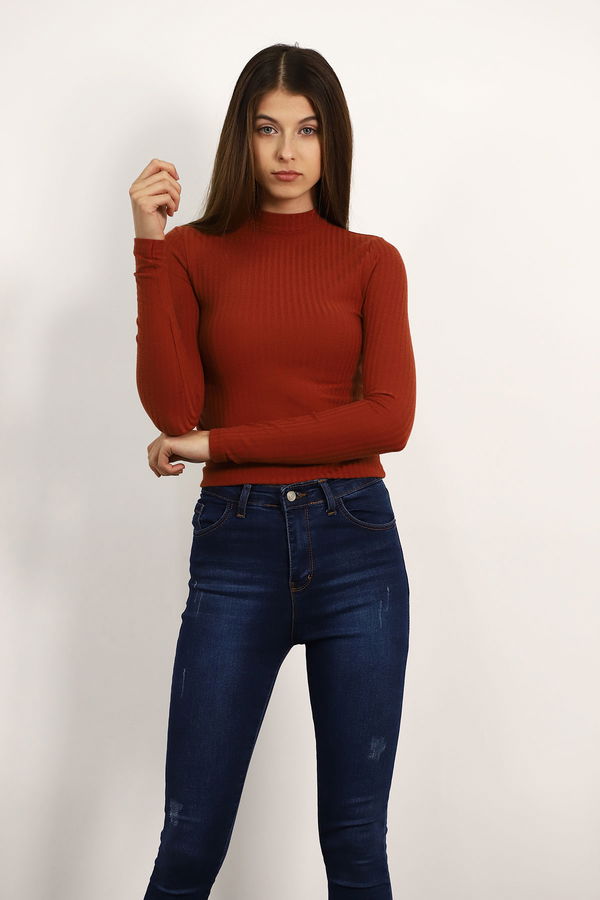 Fitilli Mini Bluz KREMİT Fitilli Mini Bluz KREMİT