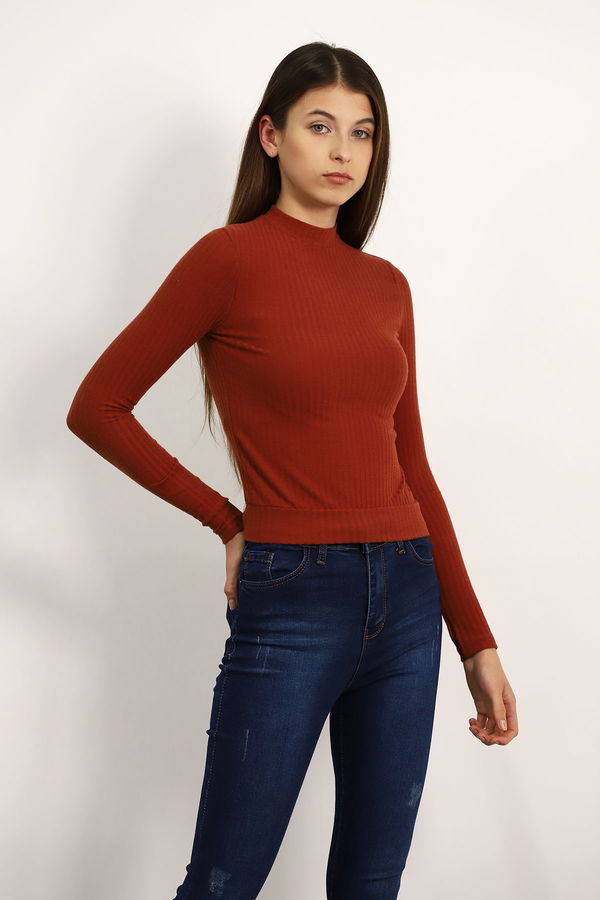 Fitilli Mini Bluz KREMİT Fitilli Mini Bluz KREMİT
