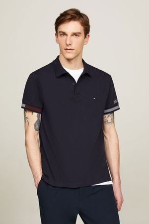 Tommy Hilfiger Polo Yaka Erkek Gömlek LACİVERT Tommy Hilfiger Polo Yaka Erkek Gömlek LACİVERT