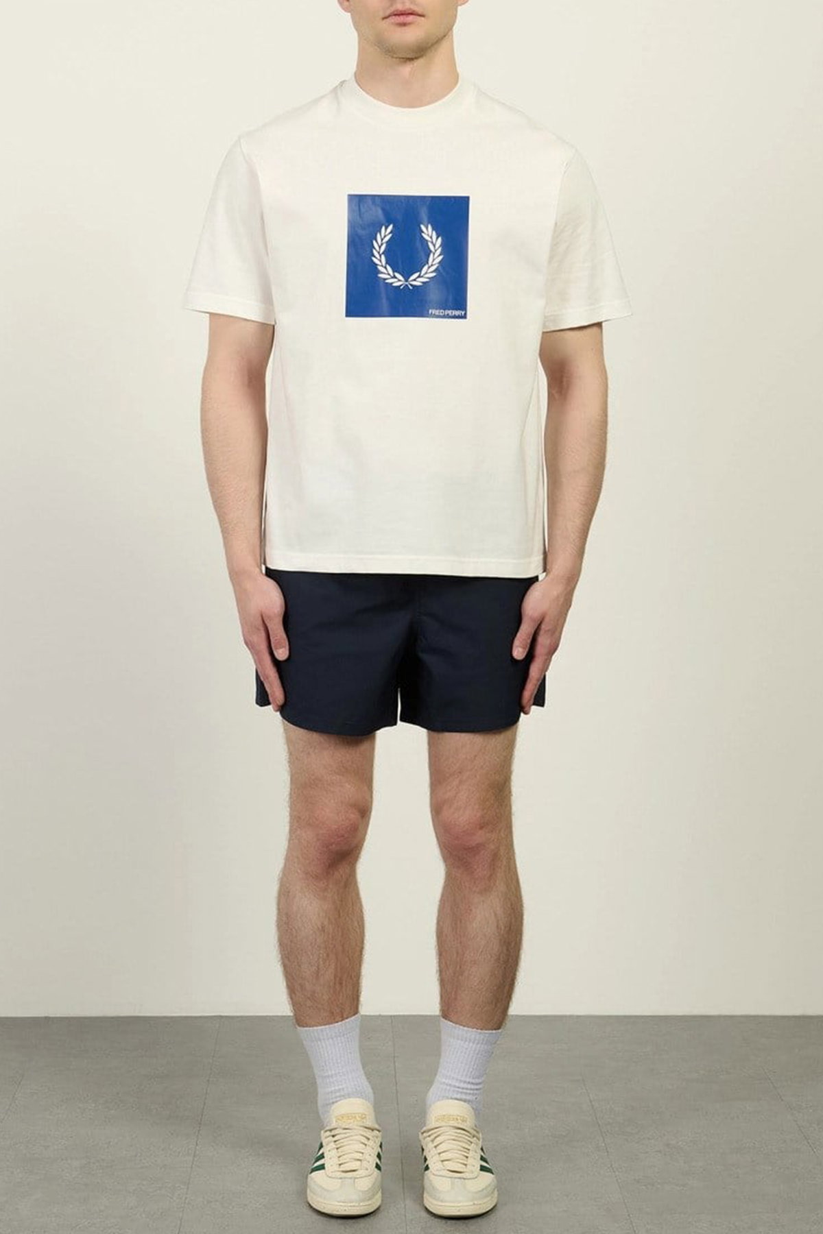 Fred Perry Erkek Bisiklet Yaka T-shirt BEYAZ
