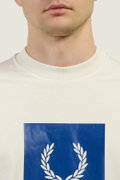Fred Perry Erkek Bisiklet Yaka T-shirt BEYAZ