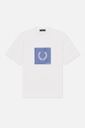 Fred Perry Erkek Bisiklet Yaka T-shirt BEYAZ