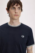 Fred Perry Erkek Bisiklet Yaka T-shirt LACIVERT