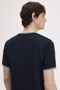 Fred Perry Erkek Bisiklet Yaka T-shirt LACIVERT