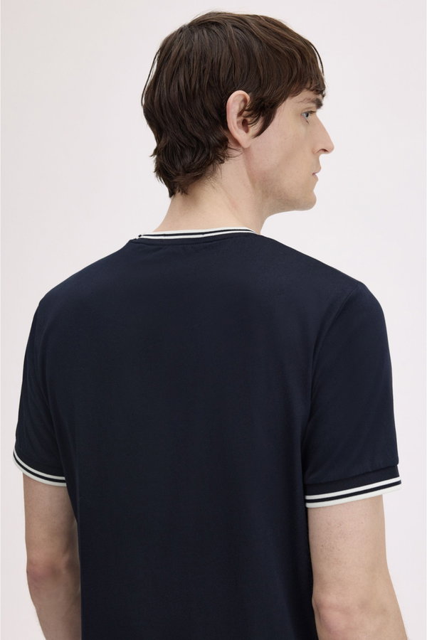 Fred Perry Erkek Bisiklet Yaka T-shirt LACIVERT