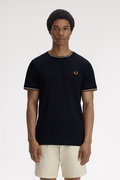 Fred Perry Erkek Bisiklet Yaka T-shirt SIYAH