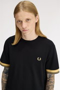 Fred Perry Erkek Bisiklet Yaka T-shirt SIYAH