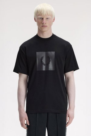 Fred Perry Erkek Bisiklet Yaka T-shirt SIYAH