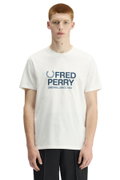 Fred Perry Erkek Bisiklet Yaka T-shirt BEYAZ