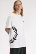 Fred Perry Erkek Bisiklet Yaka T-shirt Beyaz