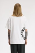 Fred Perry Erkek Bisiklet Yaka T-shirt Beyaz