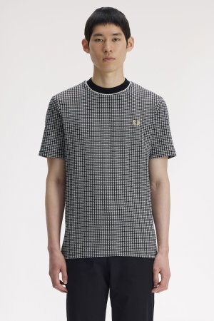 Fred Perry Erkek Bisiklet Yaka T-shirt SIYAH